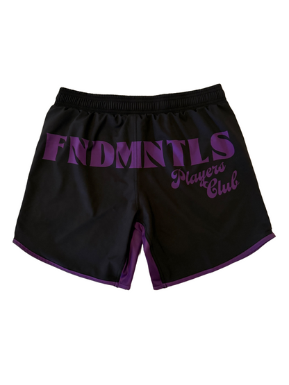 PLAYERS CLUB RANKED PURPLE TRAINING SHORTS